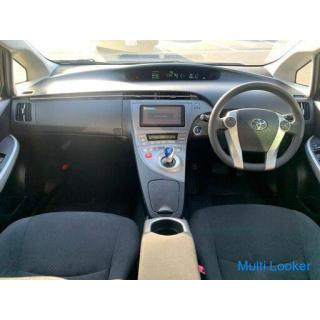 Toyota Prius 1.8 S Genuine SD Navi Built-in ETC One Seg TV (Black). In-house loan No guarantor requi