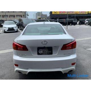 Lexus IS250 Spindle grill Genuine HDD navigation (White Pearl Crystal Shine). In-house loan No guara