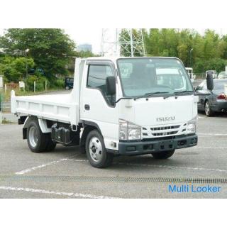 2015 Isuzu Elf Full Flat Low 2t Dump 5mt ASR HSA Maximum Load 2000 kg Gross Vehicle Weight 4845 kg (
