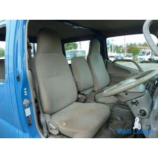 2010 Dyna 2 ton flat long W cab power gate Gross vehicle weight less than 7.5t (5190kg) 2 ton loadin