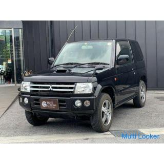 Mitsubishi Pajero Mini 660 Active Field Edition 4WD One Owner 4WD Turbo ægte HDD Navi (sort)