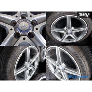 Mercedes-Benz genuine W205 C200 Avantgarde AMG line previous term 18 inch 7.5J +44 8.5J +49 5 holes 
