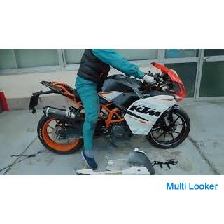 [Evaluation A] Shipping fee 0 yen KTM RC390 Mileage 15.596 km Genuine radiator fan