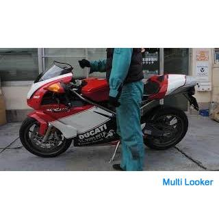 [Evaluation A] Shipping fee 0 yen Ducati 749S Mileage 27,263km Genuine engine ASSY = Startup video i