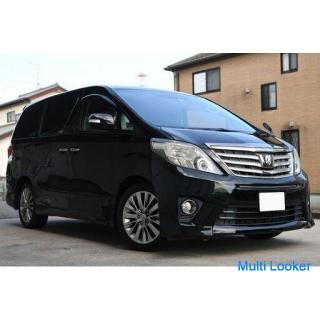 ★ 2013 ★ Toyota Alphard 50.000 km 240S type S guld Alpine 10 tommer navigation power slide power bag