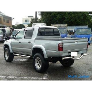 2001 Hilux sports pickup double cab wide 4WD non-genuine 16AW non-genuine CD momoste ETC tonneau cov