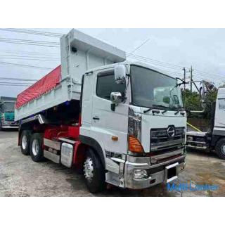 [With vehicle inspection] 2011 Hino Profia dump model LKG-FS1EKAA Maximum load capacity 9,000 kg Shi