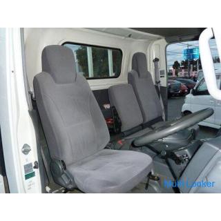 2008 Isuzu Elf 3 tons super long wide 6MT ETC left electrical mirror ASR