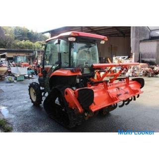 Kubota Tractor KL345 34HP Cabin Air Conditioner Automatic Horizontal Auto Hitch Tire Crawler 4Piece 