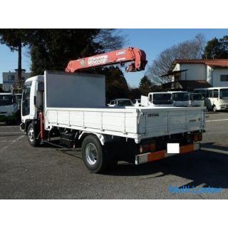 2006 Isuzu forward 3-stage crane 2.9t lifting URU343 Digicon hook-in 6MT iron plate bed maximum load