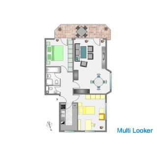 *** S-Riedenberg: Beautifully designed, bright 3-room apartment with balcony and parking space ***