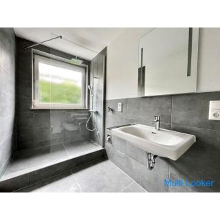 Newly renovated 3-room apartment with balcony and outdoor parking space