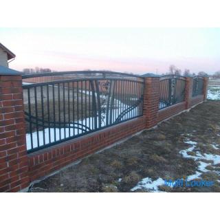 Sliding gates fence garden fence fences all over Germany