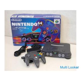 Nintendo64 すぐに遊べる 電源アダプタ・AVケーブル・コントローラー付属