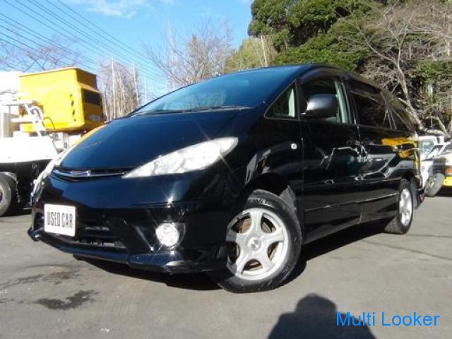 希少車!黒!エスティマ4WD☆寝台車!霊柩車!患者輸送車!検満タン!格安  