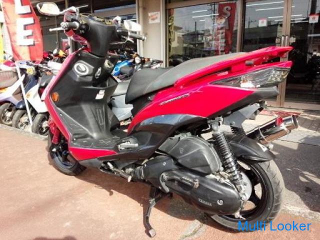 NO.3189　シグナス１２５ＸＳＲ　ＳＥ４４Ｊ後期モデル　４サイクル　ＦＩ車　盗難防止警報アラーム付き　レッド　☆彡 ヤマハ シグナス125XSR SE44J後期モデル 4サイクル FI車