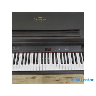 YAMAHA クラビノーバ　Clavinova CLP-411 電子ピアノ デジタルピアノ ペダル３本 ローズウッド 動作確認済 ヤマハ 北NS5