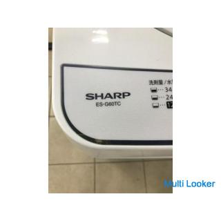 SHARP ES-G60TC 2017年製 6kg 洗濯機