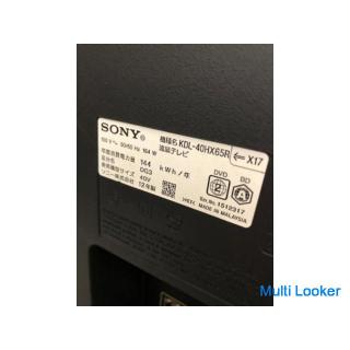 SONY BRAVIA KDL-40HX65R  2012年式　ブルーレイ　HDD