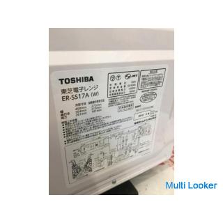 極美品 2019年製 TOSHIBA フラット 電子レンジ ER-SS17A 東芝