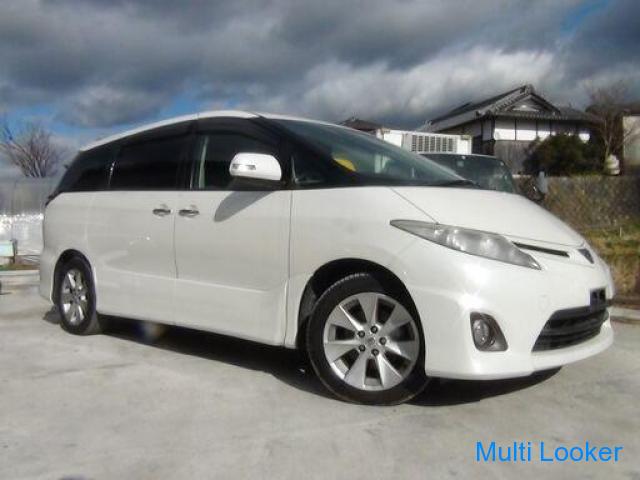 必見 新型h24年 エスティマ 寝台車 霊柩車 患者輸送車 輝くパール白 ナビ 地デジｔｖ パワスラ 検満タン 格安販売 Izumisano Multilooker