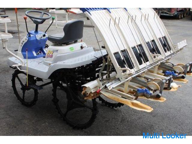 Iseki Rice Transplanter 4-row Planting Sanae PPZ4-DL 5HP Power Ste 4WD ...
