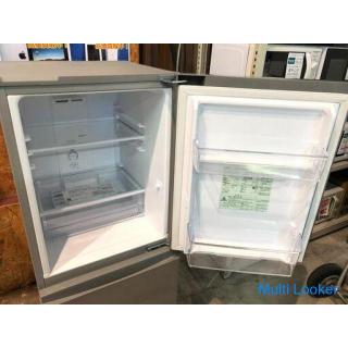 【動作保証60日間あり】AQUA 2019年 AQR-13J 126L 2ドア冷凍冷蔵庫