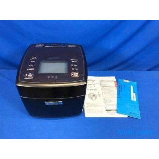 【動作保証60日間あり】MITSUBISHI 2017年 NJ-VW108 5.5合炊き IH ジャー炊飯器 黒銀蒔