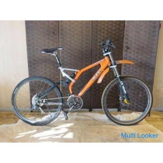 サン sunn デュアルGP dual gp ダブルサス マウンテンバイク パーツ取り レストアベース SRAM9.0 自転車 札幌発