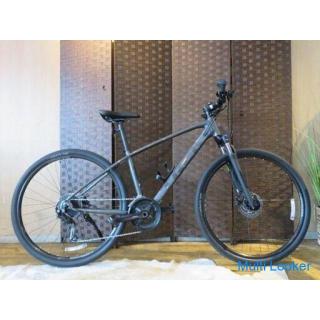TREK DUAL SPORT 3 トレック デュアルスポーツ 3 M 17.5inch ガンメタ 18速 アルミフレーム タイヤバリ山! クロスバイク 自転車 札幌発
