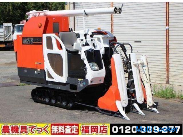 コンバイン 2条刈り クボタ AR218 約380時間 18馬力 クボタ コンバイン AR218GDXMW 18ps 使用時間290h 2条刈 グレン
