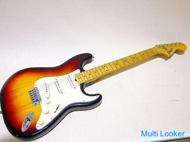 【苫小牧バナナ】Greco/グレコ グネコロゴ エレキギター ストラトタイプ サンバースト マツモク製 音出しOK オープンジャック付属♪ 苫小牧バナナ】Greco/グレコ グネコロゴ エレキギター ストラトタイプ