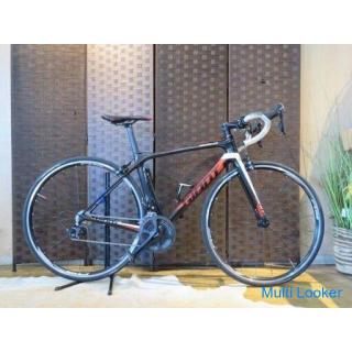 GIANT TCR ADVANCED 2 ジャイアント TCR アドバンスド 2 Sサイズ 20速 カーボン 2009年 シマノ 105 ブラック ロードバイク 自転車 札幌発