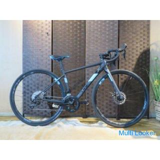 CUBE AXIAL RACE HPA キューブ アクシアル レース HPA 22速 黒 アルミ シマノ 105 レディース ロードバイク タイヤバリ山!