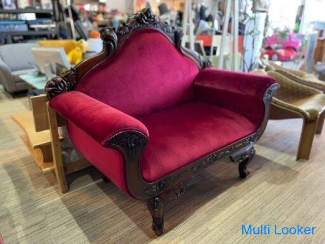 ゴージャス！ ロココ調！ 2人掛けソファ！ リサイクルショップ札幌