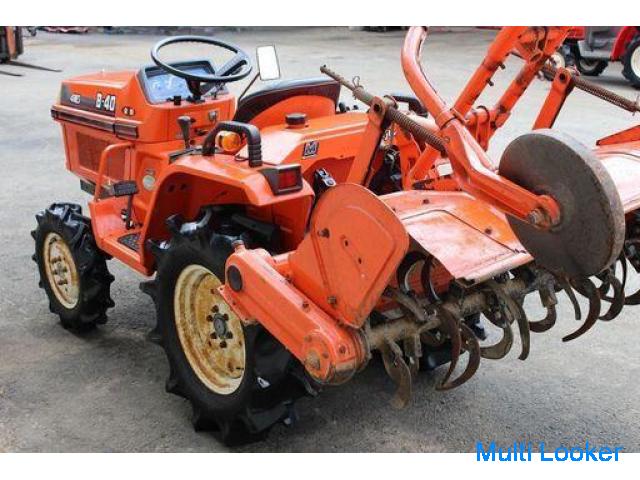 SOLD OUT】クボタ トラクター B-40 ブルトラ 14馬力 4WD 自動水平 尾輪