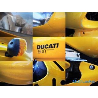 DUCATI SS900 2000 黄イエロー エンジン始動時セル不具合～始動後はアイドリング＆シフト良好 走行距離47,765km