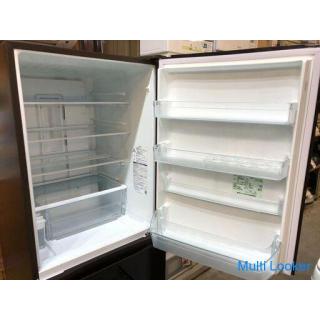 【動作保証あり】TOSHIBA 東芝 2017年 GR-H38SXV 363L 3ドア 冷凍冷蔵庫 ガラスドア 自動製氷