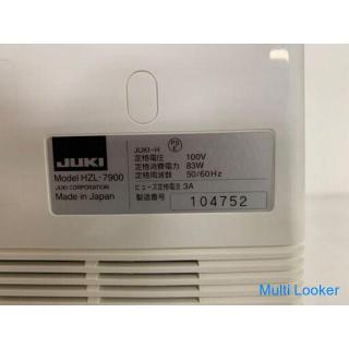 【JUKI】ジューキ 家庭用 ミシン ハンドクラフト 手工芸 希少 美品 HZL-7900
