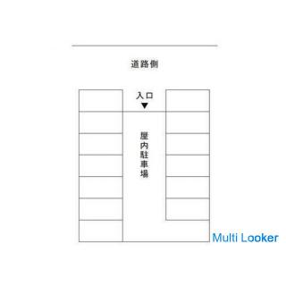 下関駅徒歩14分 下関医療センター(元厚生病院)すぐ近く 屋根付き 月極駐車場です。