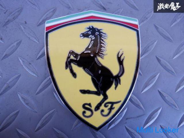 Ferrari フェラーリ 純正 458 イタリア 七宝焼き エンブレム フェンダーバッチ フェンダーエンブレム 片側 1個 棚B9A