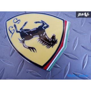Ferrari フェラーリ 純正 458 イタリア 七宝焼き エンブレム フェンダーバッチ フェンダーエンブレム 片側 1個 棚B9A